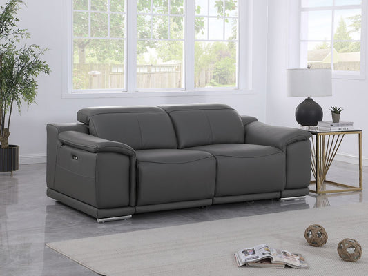 9762 - 2-Piece Modular Power Reclining Console With 2 Power Recliners In