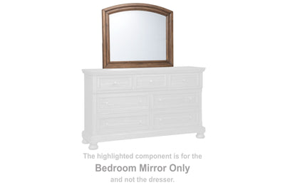 Flynnter - Medium Brown - Bedroom Mirror