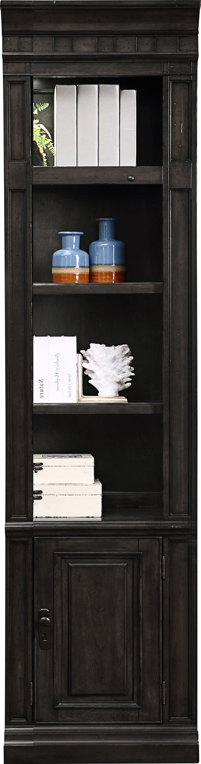 Washington Heights - Open Top Bookcase - Washed Charcoal