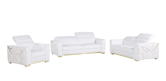1120 - Leather Living Room Set