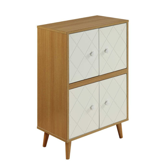 Anita - Cabinet - Natural & White - Grand Furniture GA