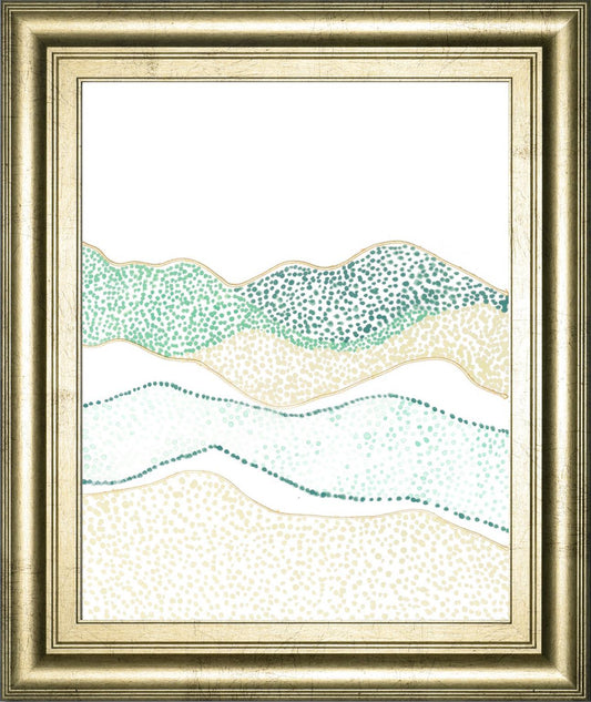 22x26 Terra Dots II By Vanna Lam - White