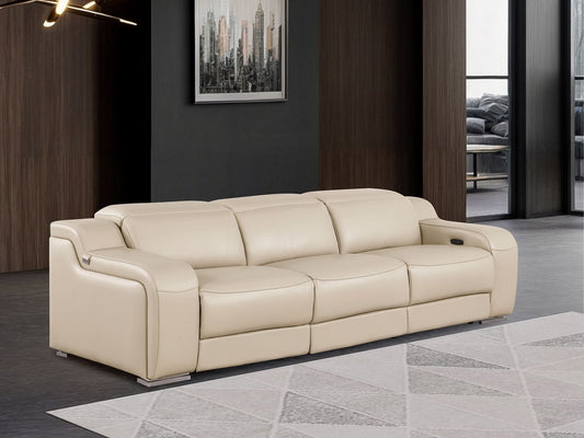 1116 - 3-Piece Modular Power Reclining Sofa In With 2 Power Recliners & Power Headrests