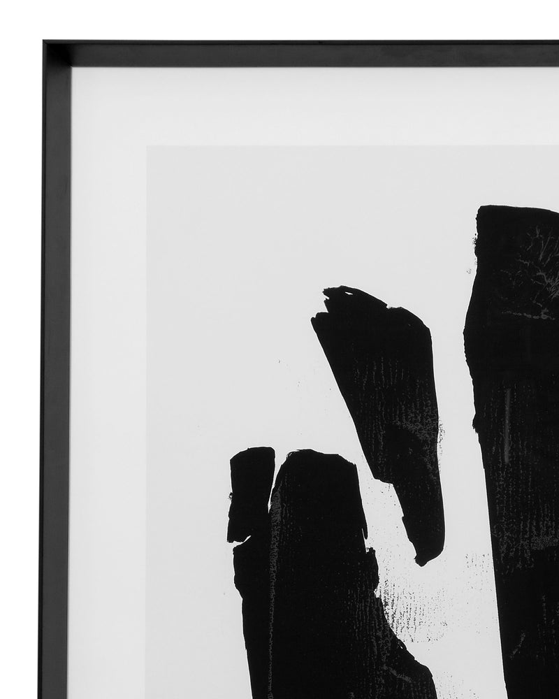 Triple Block - Framed Print (Set of 2) - Black