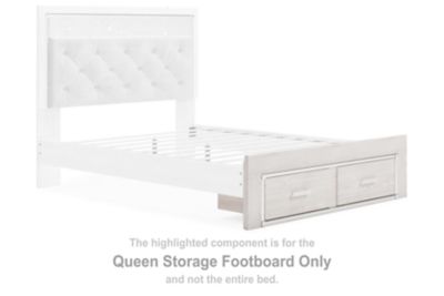 Altyra - White - Queen Storage Footboard