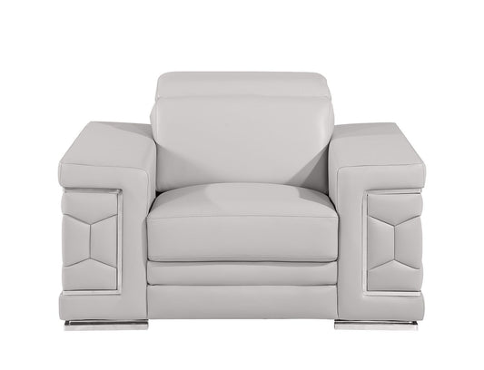 296 - Genuine Leather Chair