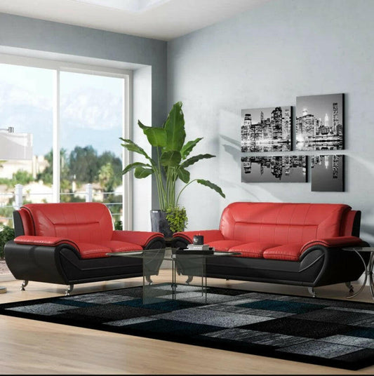 Hallatrow 2 - Piece Vegan Leather Living Room Set W000614691