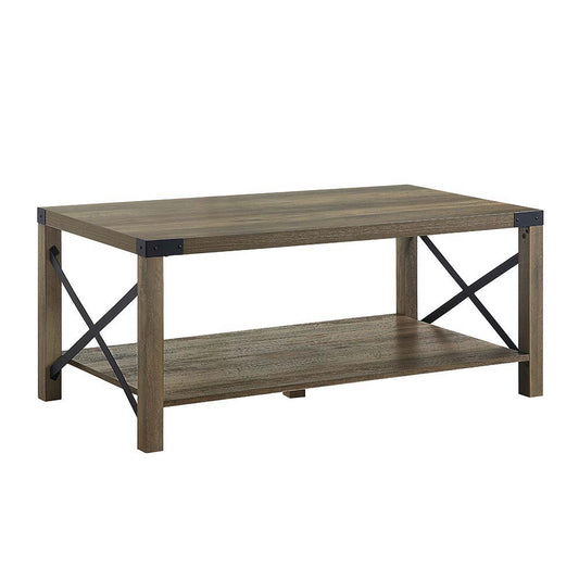 Abiram - Coffee Table - Rustic Oak Finish - Grand Furniture GA