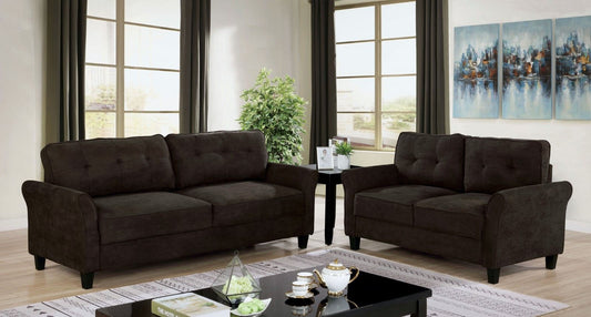Alissa - Sofa & Loveseat - Brown - Grand Furniture GA