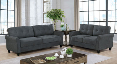 Alissa - Sofa & Loveseat - Gray - Grand Furniture GA