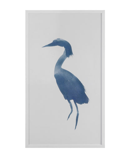Heron in Blue II - Framed Prints - Grand Furniture GA