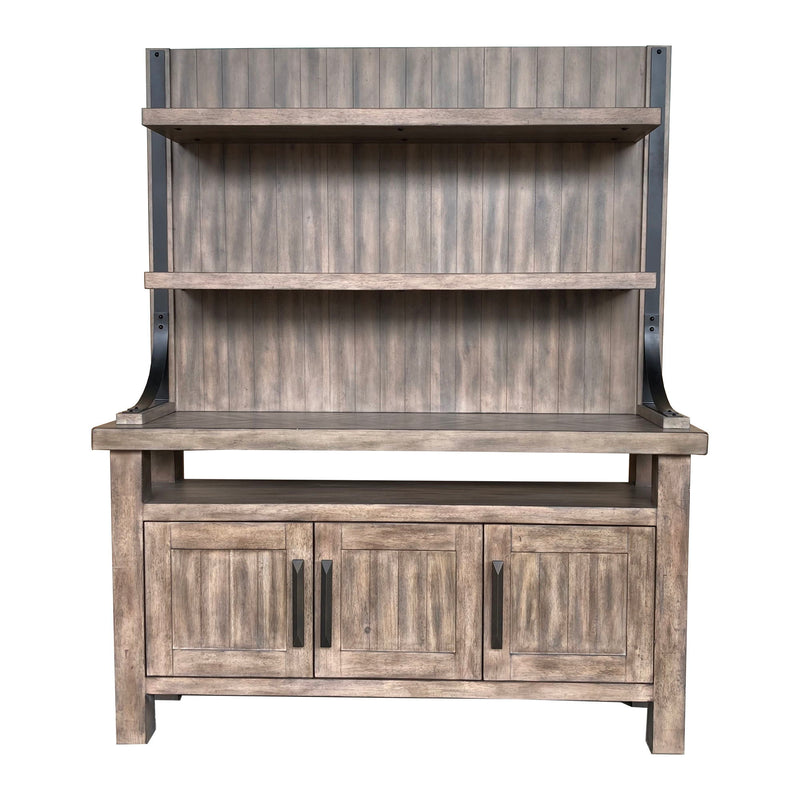 Lodge Dining - Buffet and Bar Display Hutch - Siltstone