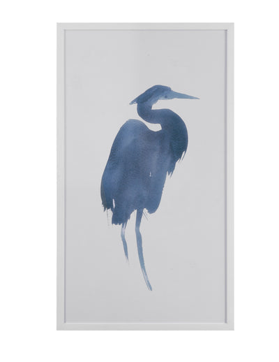 Heron in Blue I - Framed Prints - Grand Furniture GA