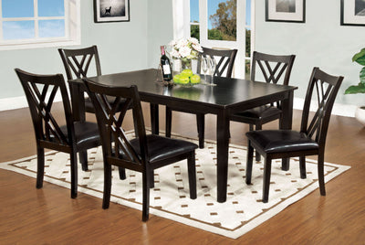 Springhill - 7 Piece Dining Table Set - Espresso - Grand Furniture GA