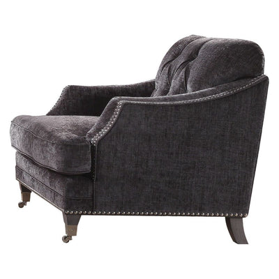 Helenium - Chair - Gray Chenille - Grand Furniture GA