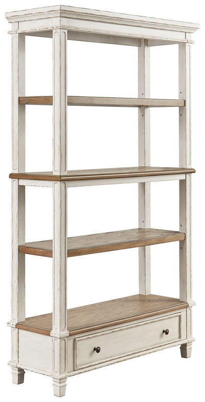 Realyn - Brown / White - Bookcase.