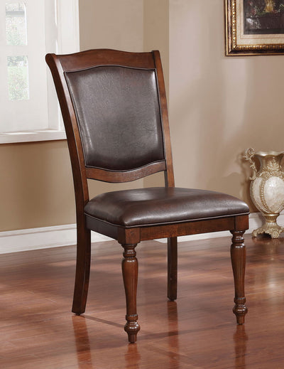 Sylvana - Side Chair (Set of 2) - Brown Cherry / Espresso - Grand Furniture GA