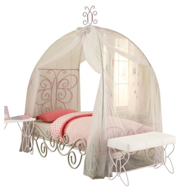 Priya II - Full Bed - White & Light Purple - Grand Furniture GA