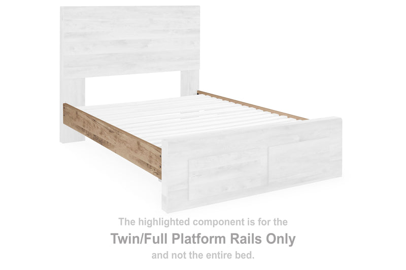 Hyanna - Tan - Twin/Full Platform Rails