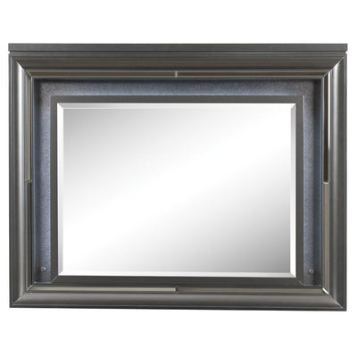 Sawyer - Mirror - Metallic Gray - Grand Furniture GA