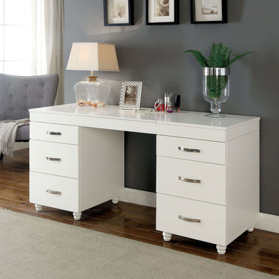 Verviers - Vanity Desk - White - Grand Furniture GA