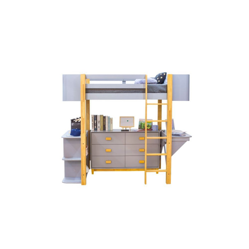 Saiyan - Dresser - Gray & Natural - Grand Furniture GA