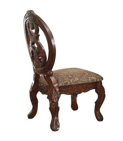 Rovledo - Side Chair (Set of 2) - Fabric & Cherry - Grand Furniture GA