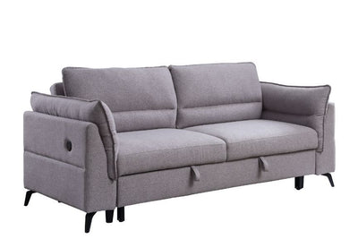 Helaine - Futon - Gray Fabric - Grand Furniture GA