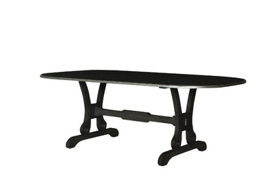 House - Beatrice Dining Table - Charcoal Finish - Grand Furniture GA