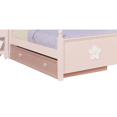 Floresville - Trundle - Pink (White Flower) - Grand Furniture GA