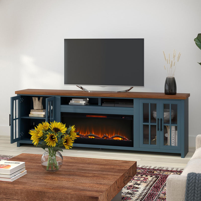 Nantucket - 74" Fireplace TV Stand Console