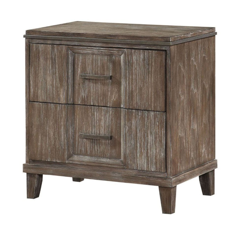 Bayonne - Nightstand - Burnt Oak - Grand Furniture GA