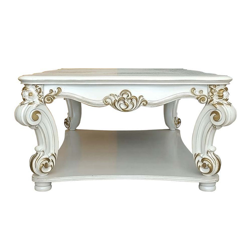 Vendom - Coffee Table - Antique Pearl Finish - Grand Furniture GA