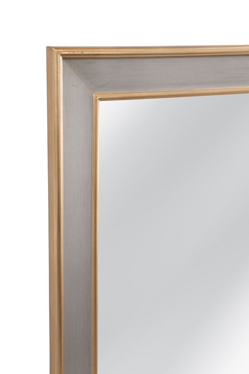 Doubled - Wall Mirror - Pearl Silver