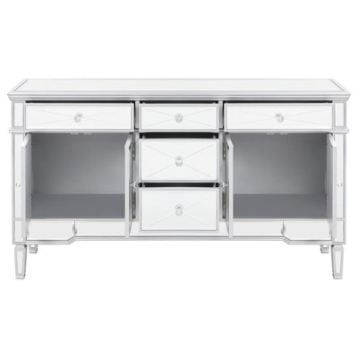 Duchess - 5-Drawer Accent Cabinet - Silver