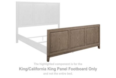 Chrestner - Gray - King/Cal King Panel Footboard