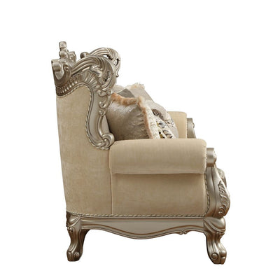 Ranita - Sofa - Fabric & Champagne - Grand Furniture GA