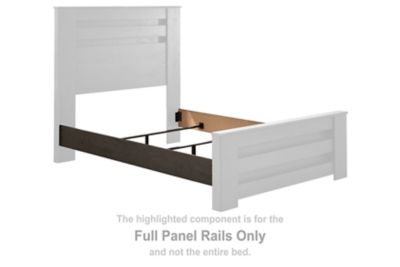 Brinxton - Charcoal - Full Panel Rails