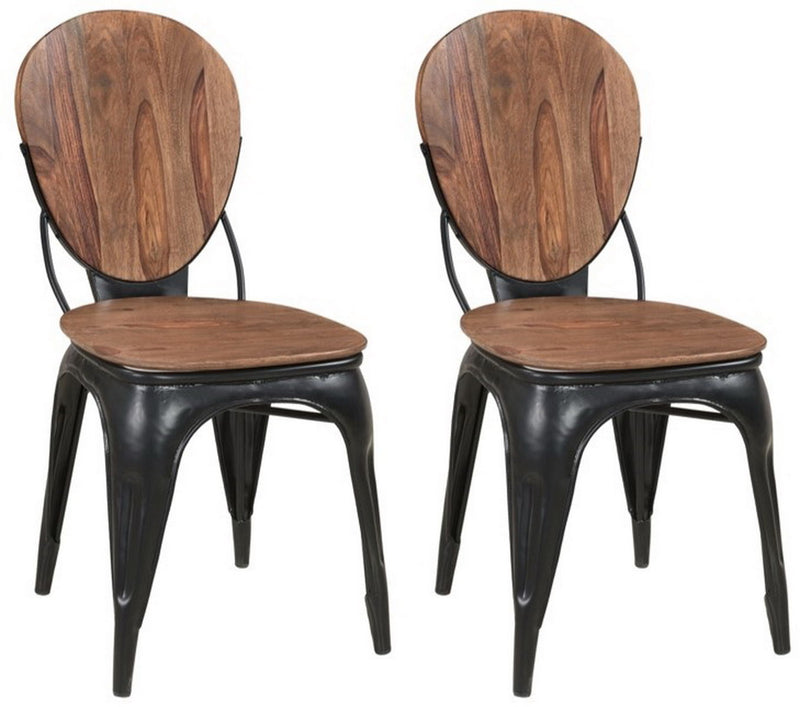 Bradford - Dining Chairs (Set of 2) - Nut Brown Finish