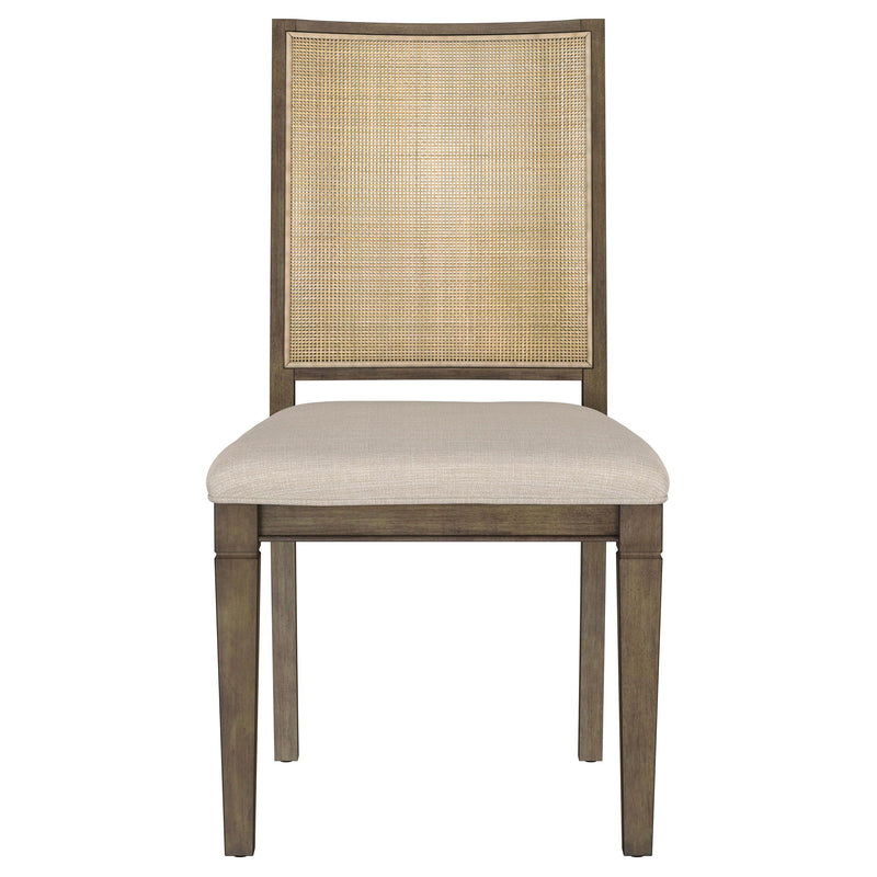 Matisse - Woven Rattan Back Dining Side Chair (Set of 2) - Brown