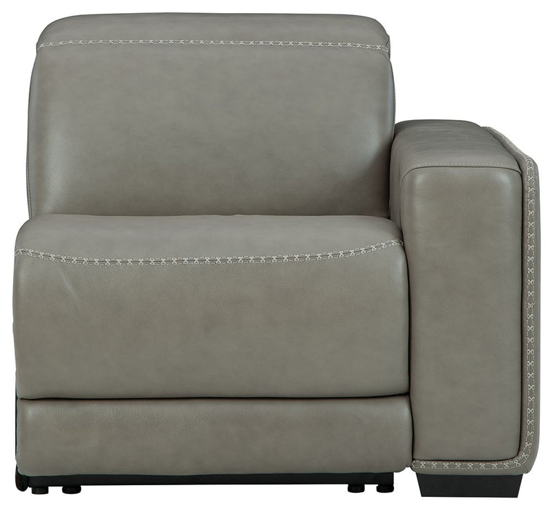 Correze - Gray - Raf Zero Wall Power Recliner