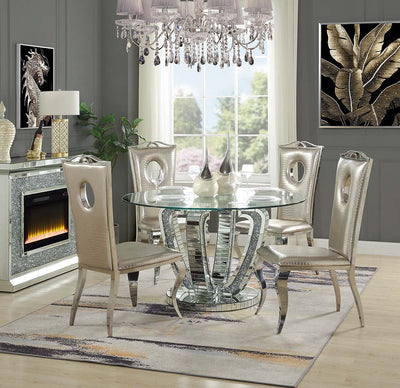 Noralie - Dining Table - Mirrored