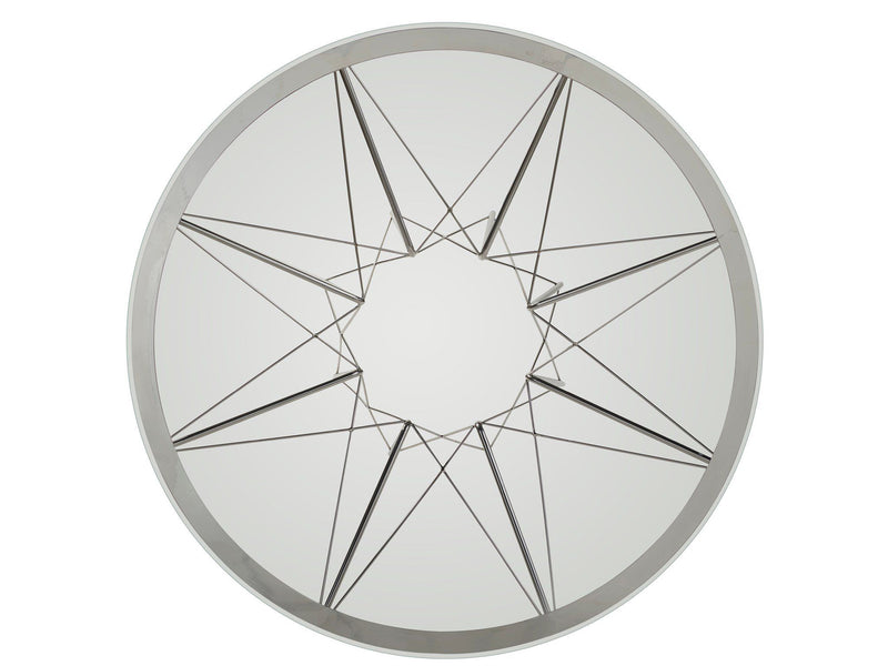 Modern - Axel Round Dining Table - Pearl Silver