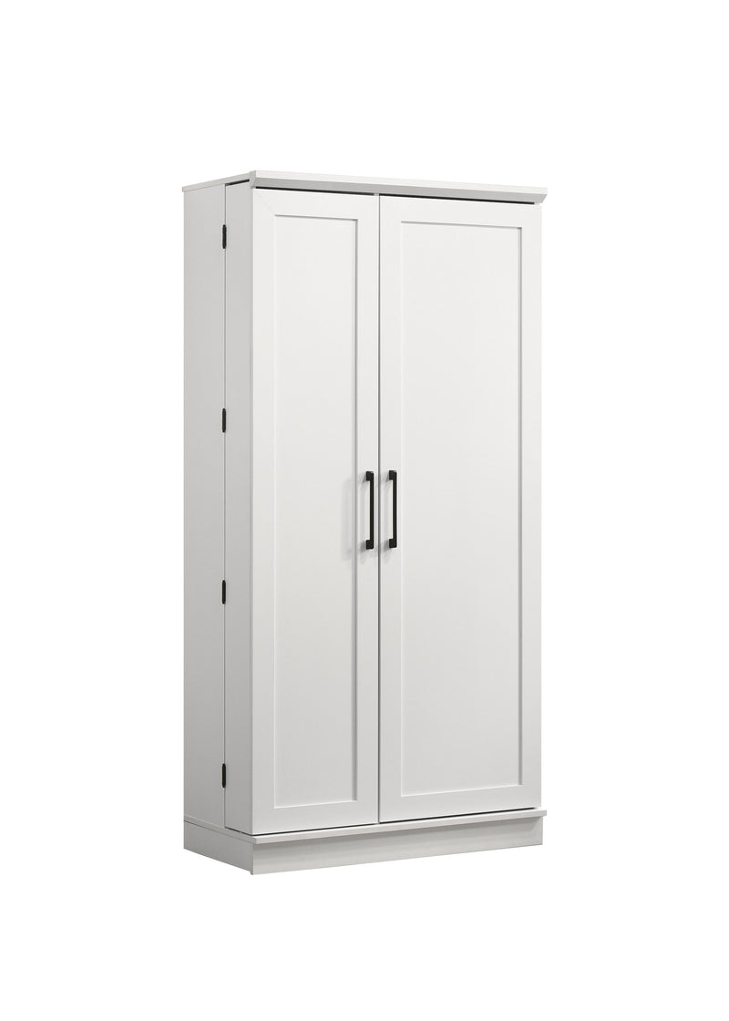 Lincoln - Storage Cabinet With Swing-Out Storage Door - White