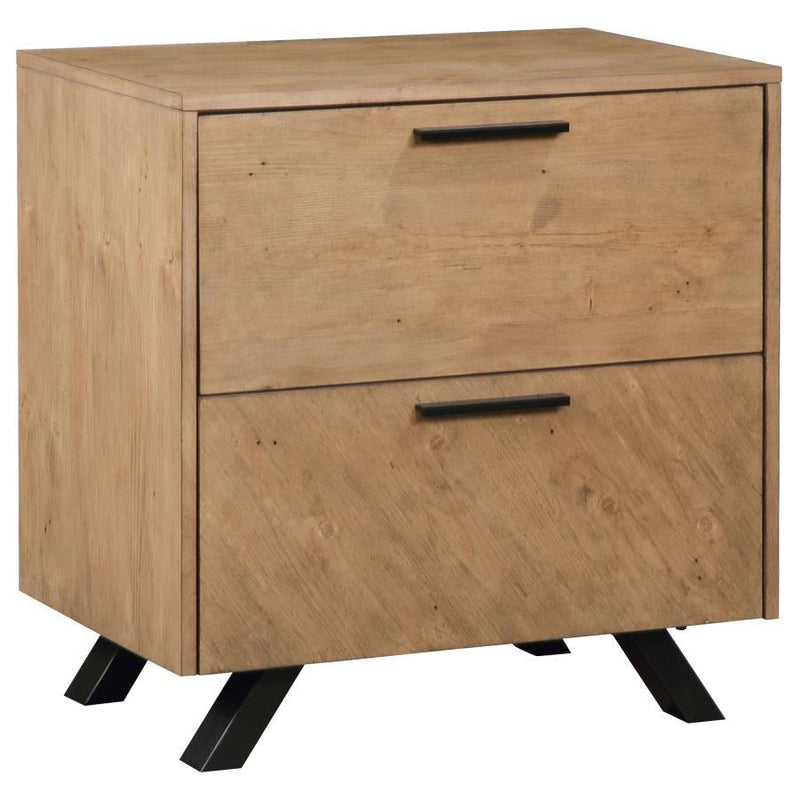 Taylor - 2-Drawer Nightstand - Light Honey Brown