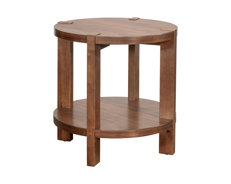 Winston - End Table - Warm Walnut