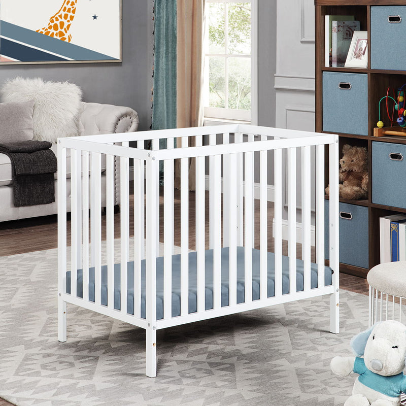 Palmer - 3-in-1 Convertible Mini Crib Baby With Mattress Pad