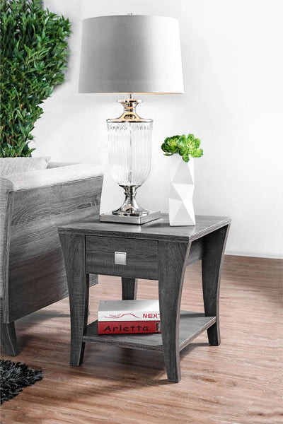 Amity - End Table - Gray - Grand Furniture GA