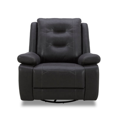 Caldwell - Power Swivel Glider Recliner - Tahoe Charcoal