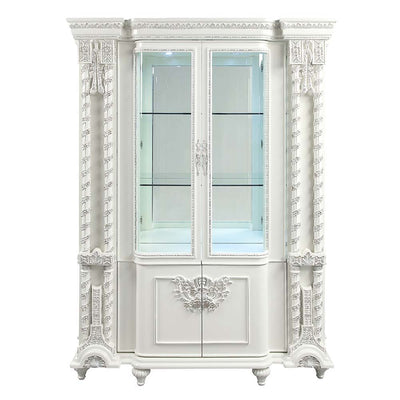 Vanaheim - Curio - Antique White Finish - Grand Furniture GA